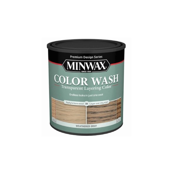 Minwax 1 qt. Wash Interior Wood Stain, Gray MI572382